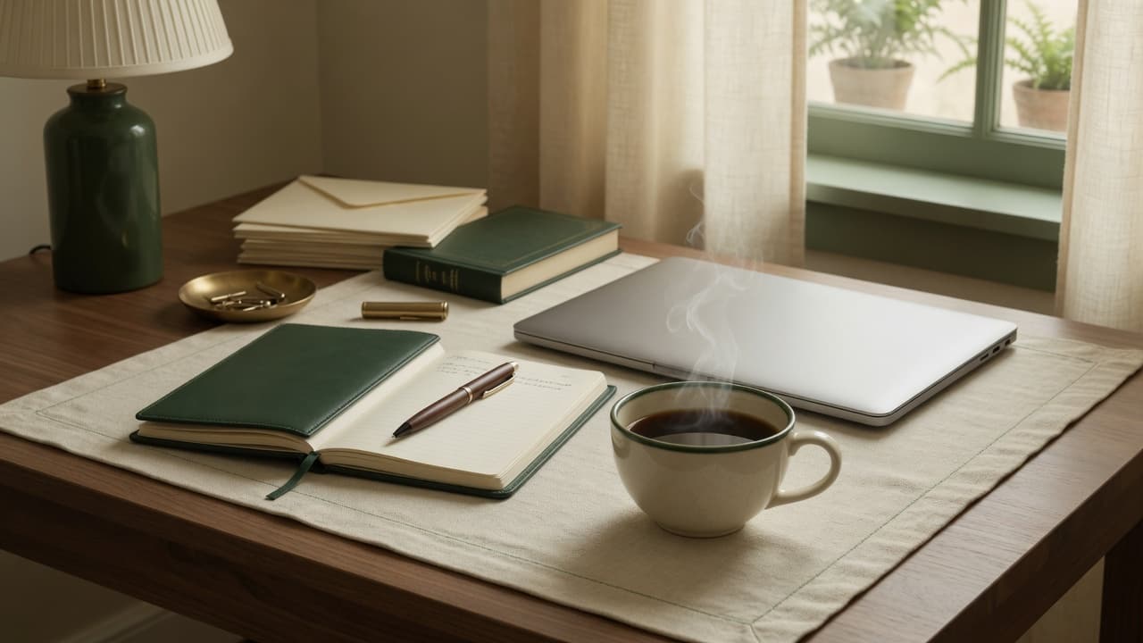 Calm home office for discreet automation